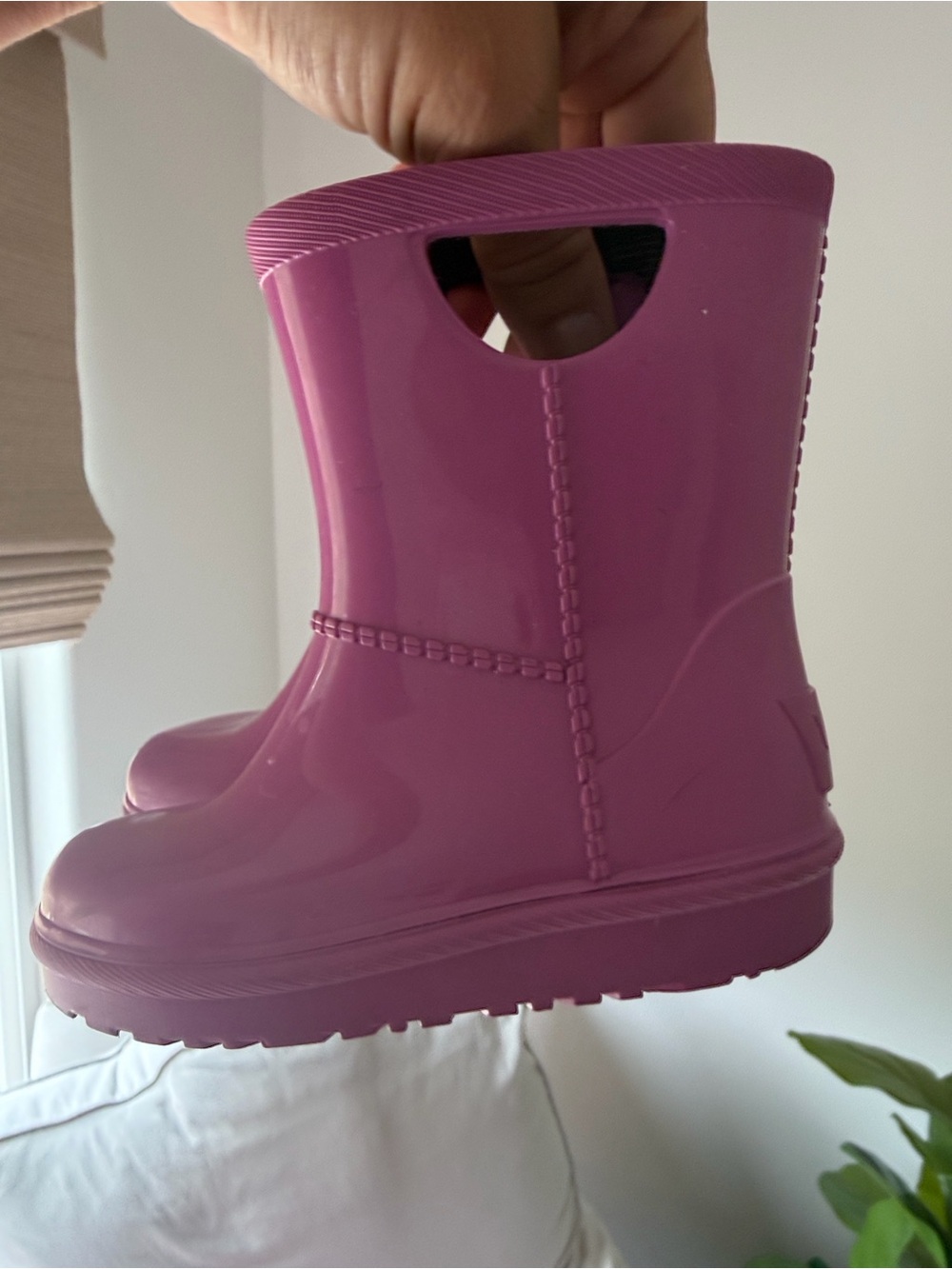 UGG Kids Magenta Pull-On Rain Boots